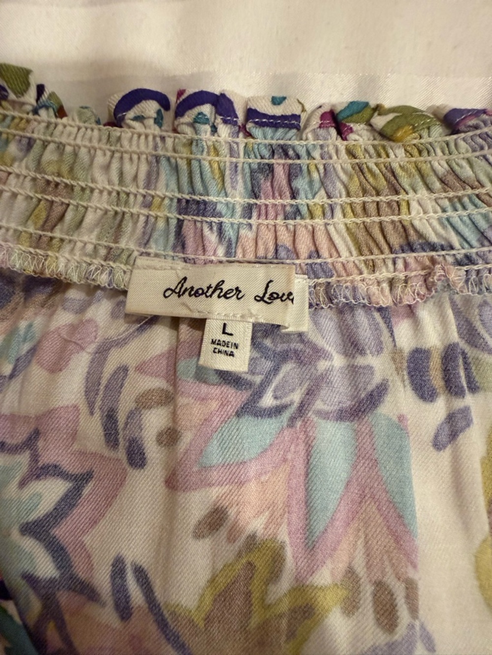 Colorful Floral Blouse - Multicolor - Picture 4 of 5